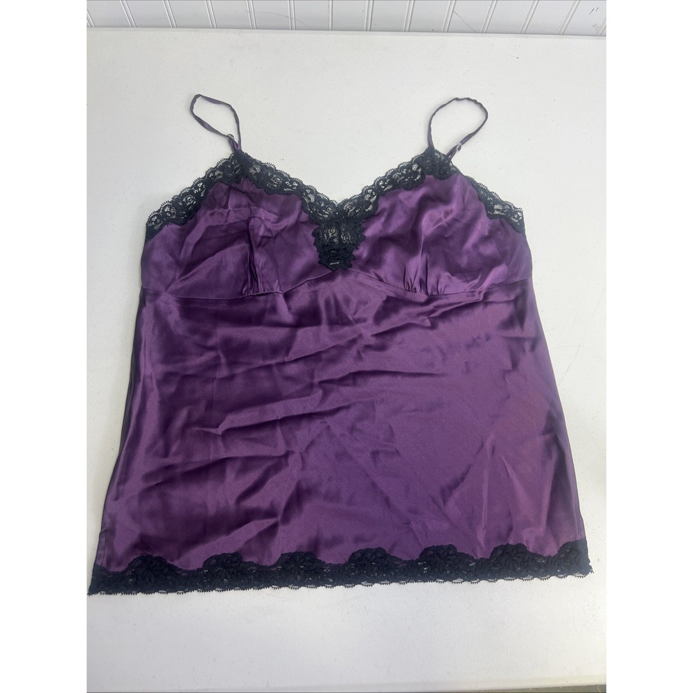 Nordstrom Intimates Women's Purple Silk Tank Top Size Medium